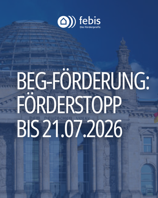 Reichstagsgebäude in Berlin als Symbol für den unangekündigten Förderstopp der BEG-Förderung und der Heizungsförderung